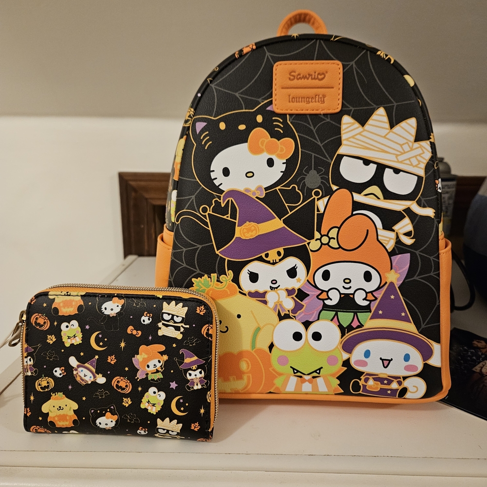 Loungefly Sanrio Halloween Backpack and Wallet